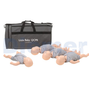 Maniqui Rcp Little Baby Qcpr Piel Blanca Pack 4 Unids